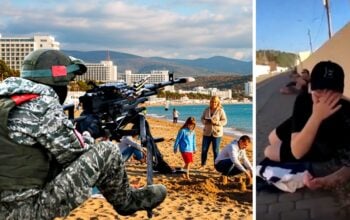 Armia otworzyła ogień do własnych plażowiczów! Są ofiary (WIDEO)