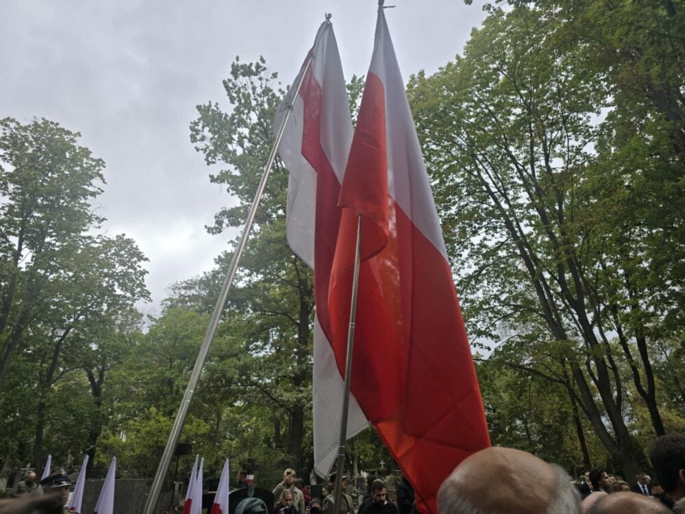 Uroczystości pogrzebowe Sergiusza Piaseckiego. Fot: Kresy24.pl