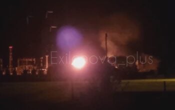 Nocne eksplozje i pożar w Kraju Krasnodarskim! Wiemy, w co uderzyli