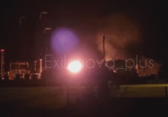 Nocne eksplozje i pożar w Kraju Krasnodarskim! Wiemy, w co uderzyli
