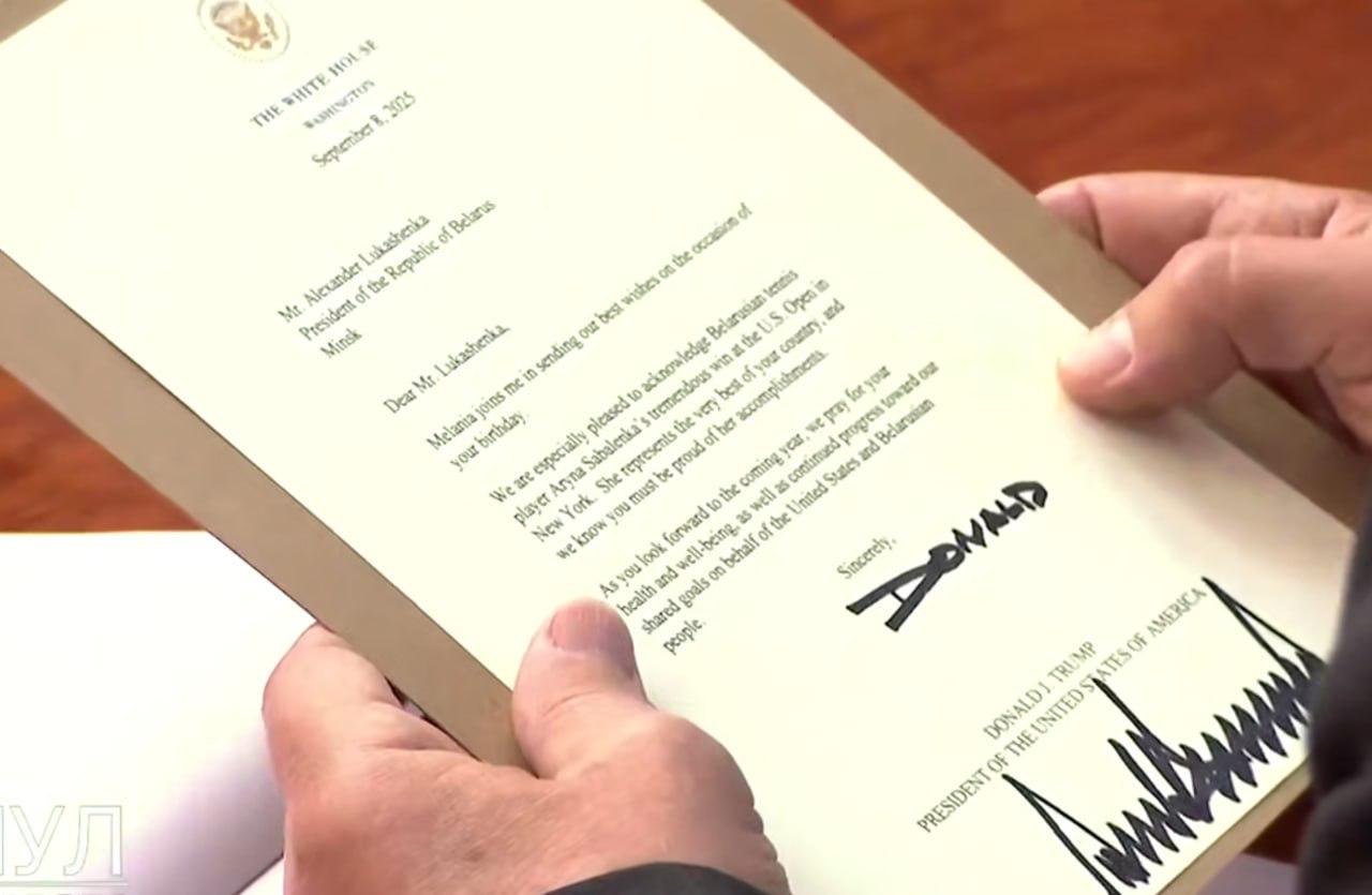 Łukaszenka dostał list od Trumpa. Reakcja natychmiastowa