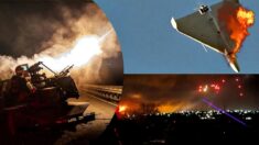 Tak się odpiera atak powietrzny! Na miasto leciało 10 rakiet i 60 Shahedów