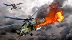 Kto tu na kogo poluje? Pilot Mi-28 myślał, że to on jest łowcą (WIDEO)