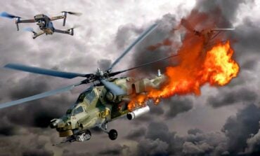 Kto tu na kogo poluje? Pilot Mi-28 myślał, że to on jest łowcą (WIDEO)