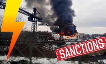 Nie chcecie odejść z Rosji? To idźcie z dymem! Niemiecka fabryka w ogniu (WIDEO)