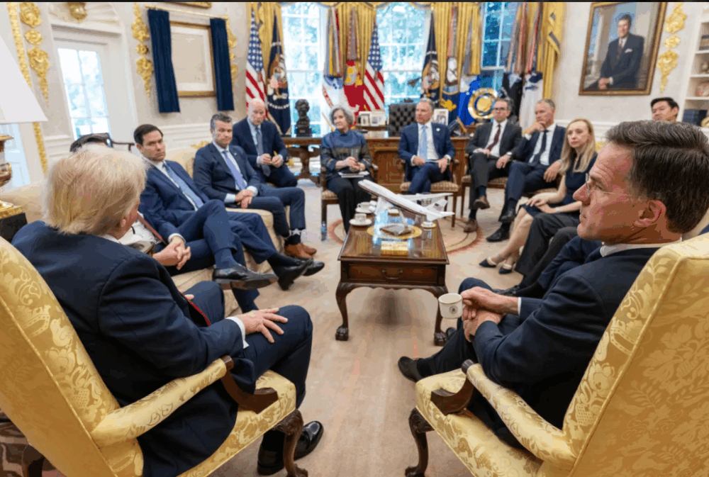 Wizyta szefa NATO Marka Rutte w Białym Domu. Fot: whitehouse.gov