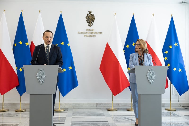 Radosław Sikorski i Małgorzata Kidawa Błońska. Fot: flickr.com/photos/polandmfa