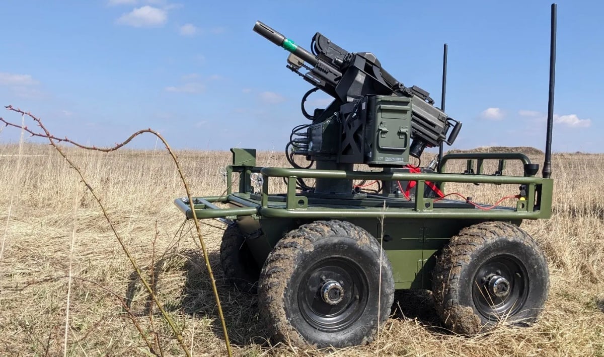 Ukraiński kierowany moduł bojowy Szabla MK19(M)