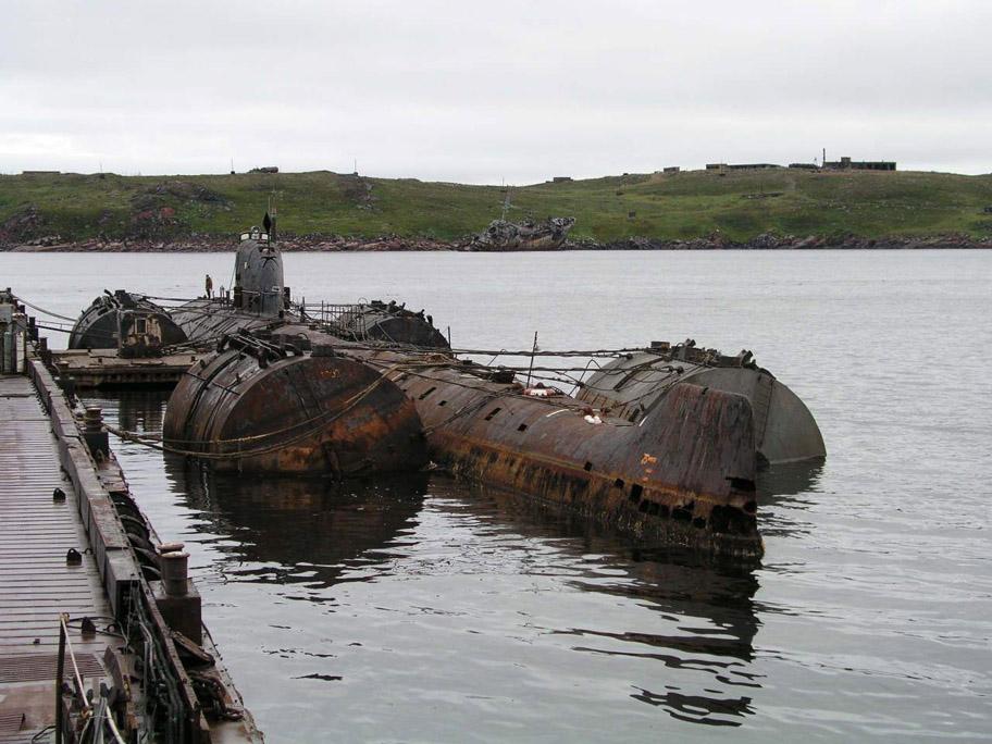 Wraki okrętów K-27 i K-159