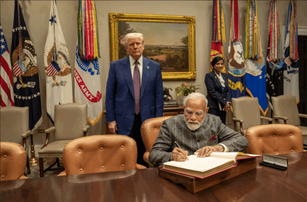 Narendra Modi i Donald Trump. Fot: whitehouse.gov