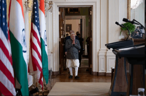 Narendra Modi w Białym Domu. Fot: whitehouse.gov