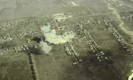 Nie było co zbierać. Stanowisko dowodzenia zrównane z ziemią (WIDEO)