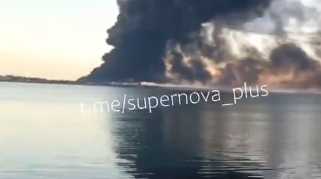 Pożar na Krymie