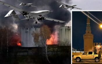 Baza pod Moskwą płonie! Putin ewakuowany z Kremla