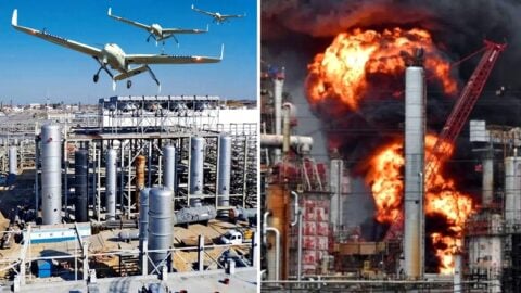 Strzał, dobitka i rafineria – trup! (WIDEO)