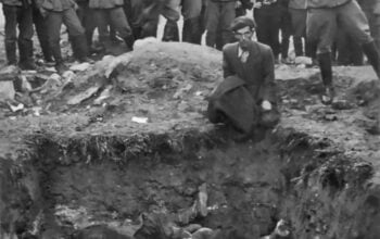 Sztuczna inteligencja pomogła ustalić tożsamość zabójcy ze słynnego zdjęcia „Ostatni Żyd z Winnicy”