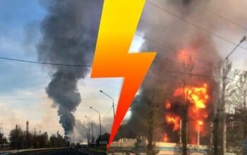 Płonie największa rafineria na północy Rosji! Na południu paraliż rurociągu (WIDEO)