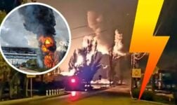 Potężna detonacja rozniosła fabrykę! Proch wytwarzałeś, w proch się obrócisz... (WIDEO)