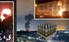 Detonacja w środku nocy! Wielki zakład amunicji wyleciał w powietrze (WIDEO)