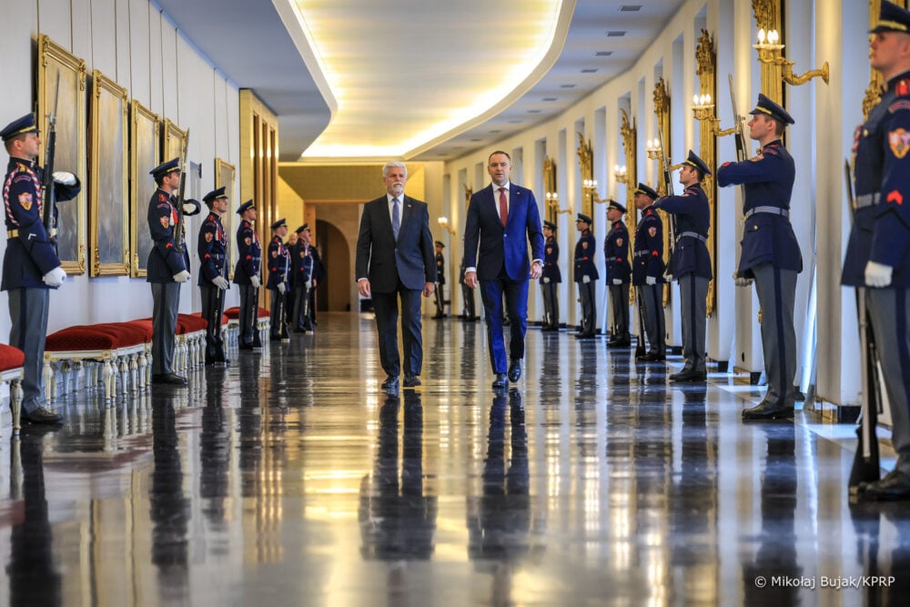 Prezydent RP Karol Nawrocki po spotkaniu z Prezydentem Petrem Pavlem