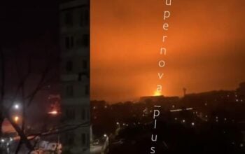 Drony przebiły rosyjską obronę! Pożar w jednym z najważniejszych portów Rosji (WIDEO)