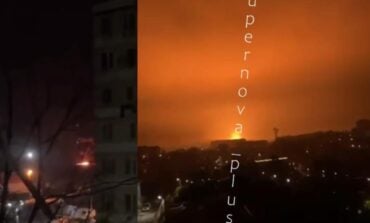 Drony przebiły rosyjską obronę! Pożar w jednym z najważniejszych portów Rosji (WIDEO)