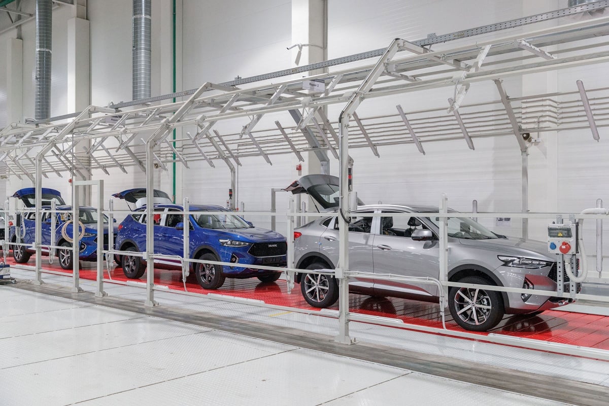 Linia montażowa chińskich samochodów Haval w Rosji