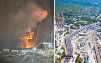 Potężny atak: Najważniejszy rosyjski terminal naftowy trafiony (WIDEO)