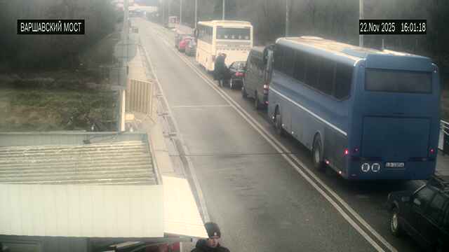 Kolejka na wyjazd z Białorusi. Fot: gpk.gov.by