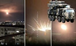 No brawo! Pociskami Pancyr we własne bloki (WIDEO)