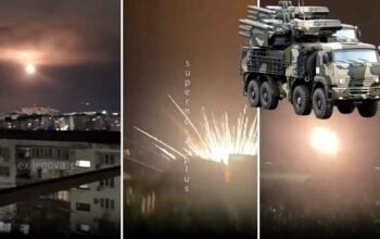 No brawo! Pociskami Pancyr we własne bloki (WIDEO)