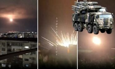 No brawo! Pociskami Pancyr we własne bloki (WIDEO)