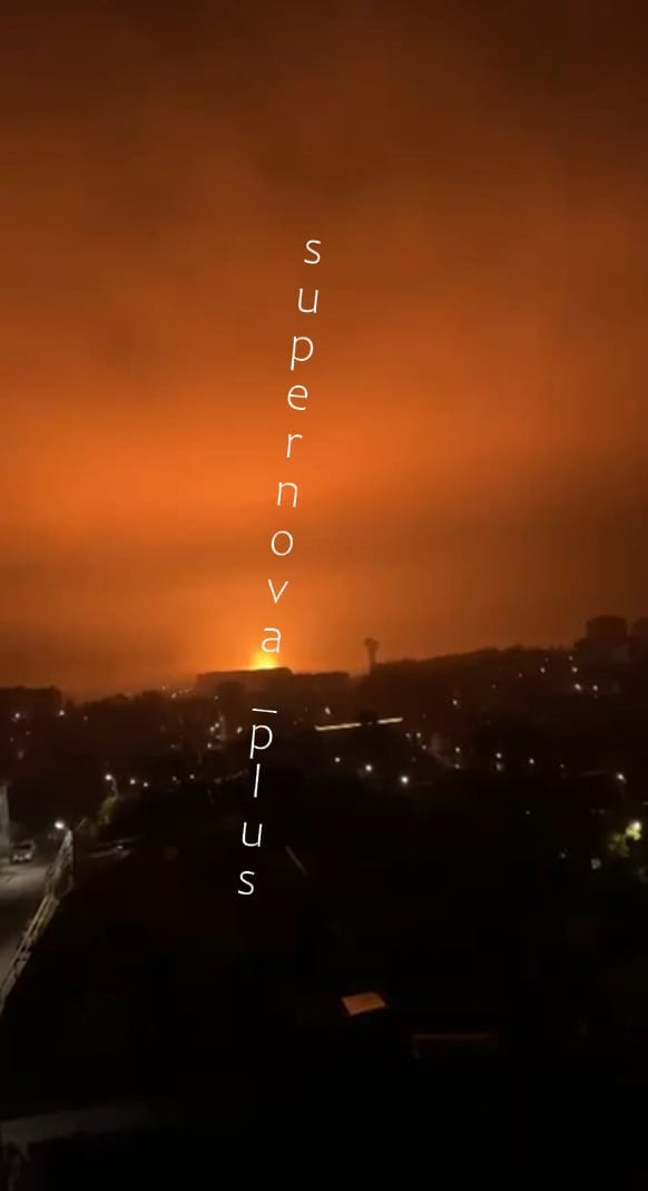 Drony morskie zaatakowały port Tuapse. Fot: Tg Supernova plus