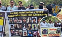 Antyrosyjskie protesty w Indiach! "Porywają na wojnę naszych synów" (WIDEO)