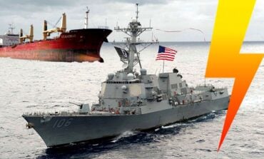Okręt USA zablokował i zmusił do ucieczki rosyjski statek!