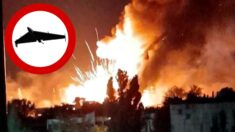 Ależ cios! Długo celowali i… jednym uderzeniem zmietli tysiąc Shahedów i całą bazę (WIDEO)
