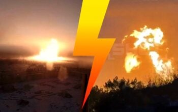 "Atomowa" łuna nad Syberią! Spokojnie, to eksplodował gazociąg (WIDEO)