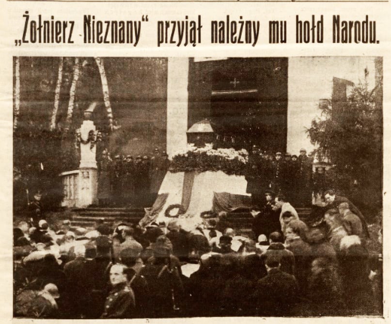 ołnierz Nieznany przyjął należny mu hołd naodu. Nowości Ilustrowane