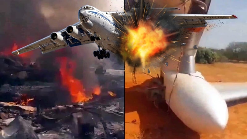 Zestrzelili rosyjski Ił-76! Z chińskiej wyrzutni (WIDEO)