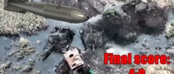 Jak czołgi we mgle. Pościli z dymem wszystkie cztery! (WIDEO)