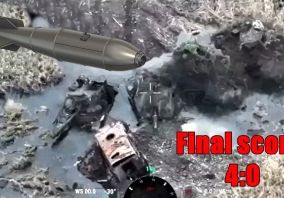 Jak czołgi we mgle. Pościli z dymem wszystkie cztery! (WIDEO)