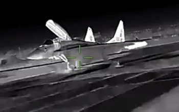 Na Krymie kolejny trafiony. Ukraiński wywiad wojskowy zniszczył rosyjski myśliwiec