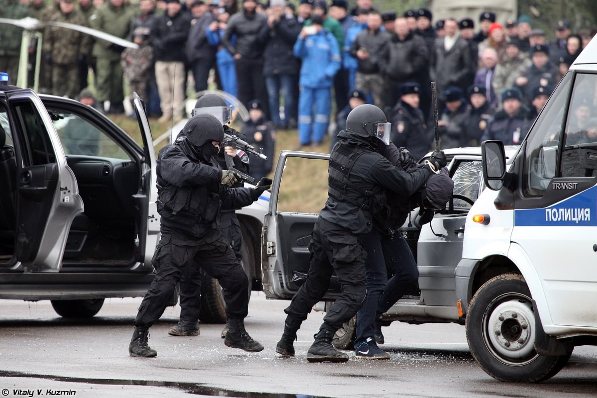 Funkcjonariusze Rosgwardii