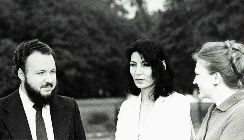 Zdjęcie z czasów sowieckich: agent KGB ps. "Michajłow" - obecny patriarcha Cyryl, agentka KGB ps. "Dżuna" i nieślubna żona patriarchy - Lidia Leonowa 