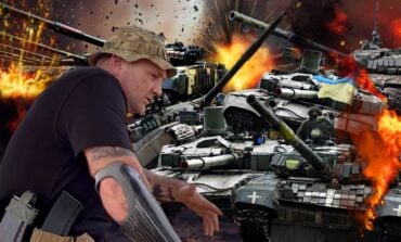 Bez dwóch nóg i jednej ręki "poprowadzi Rosjan do zwycięstwa" (WIDEO)