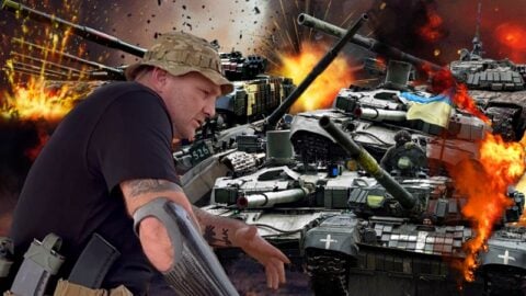 Bez dwóch nóg i jednej ręki “poprowadzi Rosjan do zwycięstwa” (WIDEO)