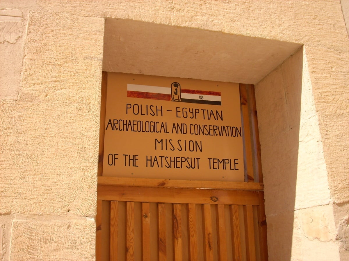 Polsko-egipska misja archeologiczna w świątyni Hatszepsut