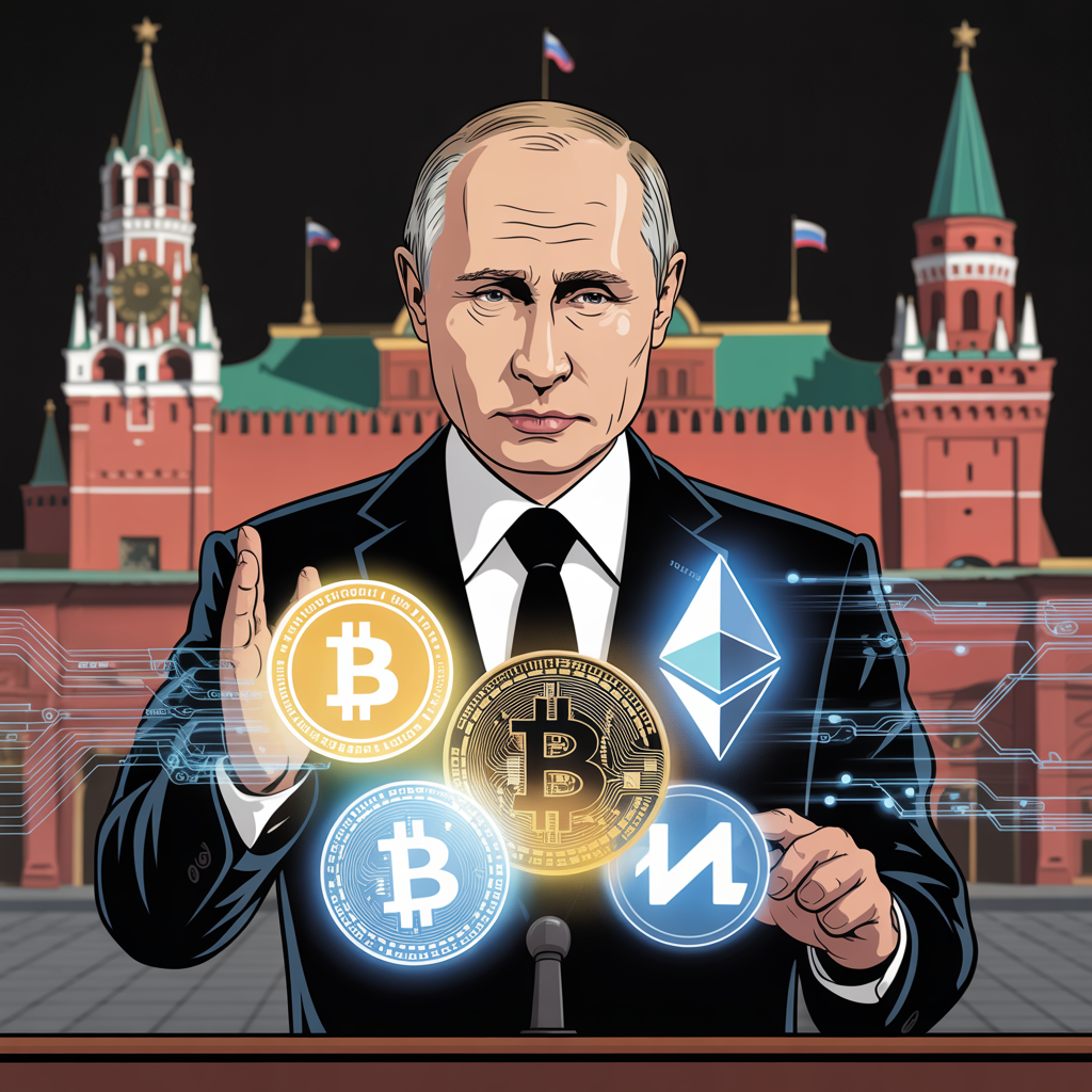 Putin i kryptowaluty