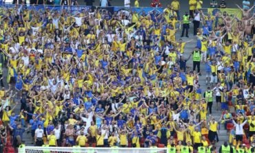 UEFA ukarała Ukrainę za antyrosyjski transparent podczas meczu we Wrocławiu