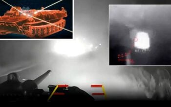 Ukraiński droid kontra rosyjski MTLB (WIDEO)